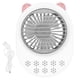 thumbnail image 1 of Enfriador de aire USB Ventilador de refrigeración de escritorio Estudiantes portátiles Humidificador de 200 ml Ventilador de refrigeración de aireBlanco, 1 of 5