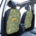 thumbnail image 2 of Green Leaves Calla Lily Flowers Mats Back Seat Protectors, Car Seat Protector Vehicle Organizers Waterproof Cover Back Seat Cover for Kids with 3 Storage Pockets 2 Pack, 2 of 5
