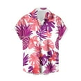 thumbnail image 2 of Xixinqiwan No Boundaries Men's & Big Men's Button Up Shirt,Funky Printed Shirt for Men Short Sleeve Lapel Collar Tropical Blouse Holiday Summer Beach Shirts, 2 of 3
