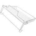 thumbnail image 1 of BESTYASH Repisa Pared Plegable De Metal Para Con Resistente Y Duradero En Acero Inoxidable Plata, 1 of 8