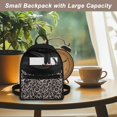 thumbnail image 5 of Eheartsgir Leopard Print Small Backpack for Travel Outing, Lightweight Small Backpack for Women Polyester Practical Mini Backpack, 5 of 8
