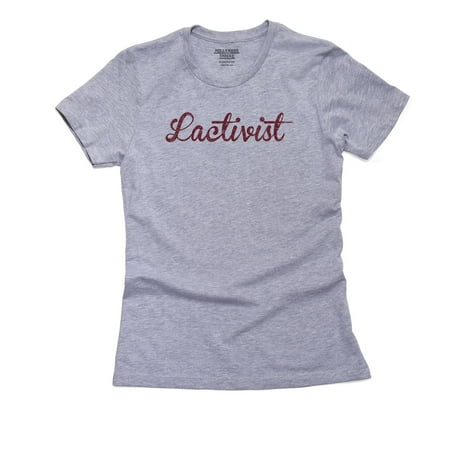 

Lactivist Breastfeeding Nursing Mother Support Women s Cotton Grey T-Shirt