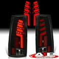 thumbnail image 2 of AJP Distributors Black Housing Clear Lens Red Tube LED Tail Lights Brake Stop Lamps Compatible/Replacement For Chevrolet GMC C/K C10 1500 2500 3500 Chevy Suburban Tahoe Blazer Yukon Cadillac Escalade, 2 of 11
