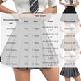 thumbnail image 4 of Back to School Children's Solid Color Leggings Short Skirt Four Season Pleated Skirt Performance Skirt 9-10Years, 4 of 7