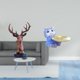 thumbnail image 2 of Figura Decorativa De Cabeza De Gato Y Ciervo, Estatua Artesanal De Animal, Decoración Del Hogar, Adorno Decorativo, Escultura De Resina, Regalo Moderno, Figura, Cuenco, Mesa De Comedor,, 2 of 8