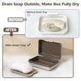 Dish Dry Mat Extra Large Stylish & Portable Soap Dish With Lid