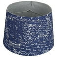 thumbnail image 2 of Urbanest Faux Silk French Drum Shade, 12x14x10", Cream With Gold Trim, 2 of 5
