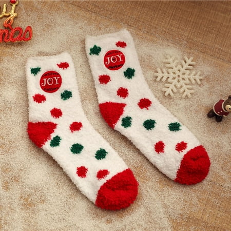 

〖Yilirongyumm〗 Socks Comfortable Cute Warm Printed Christmas Women s Socks Home Socks