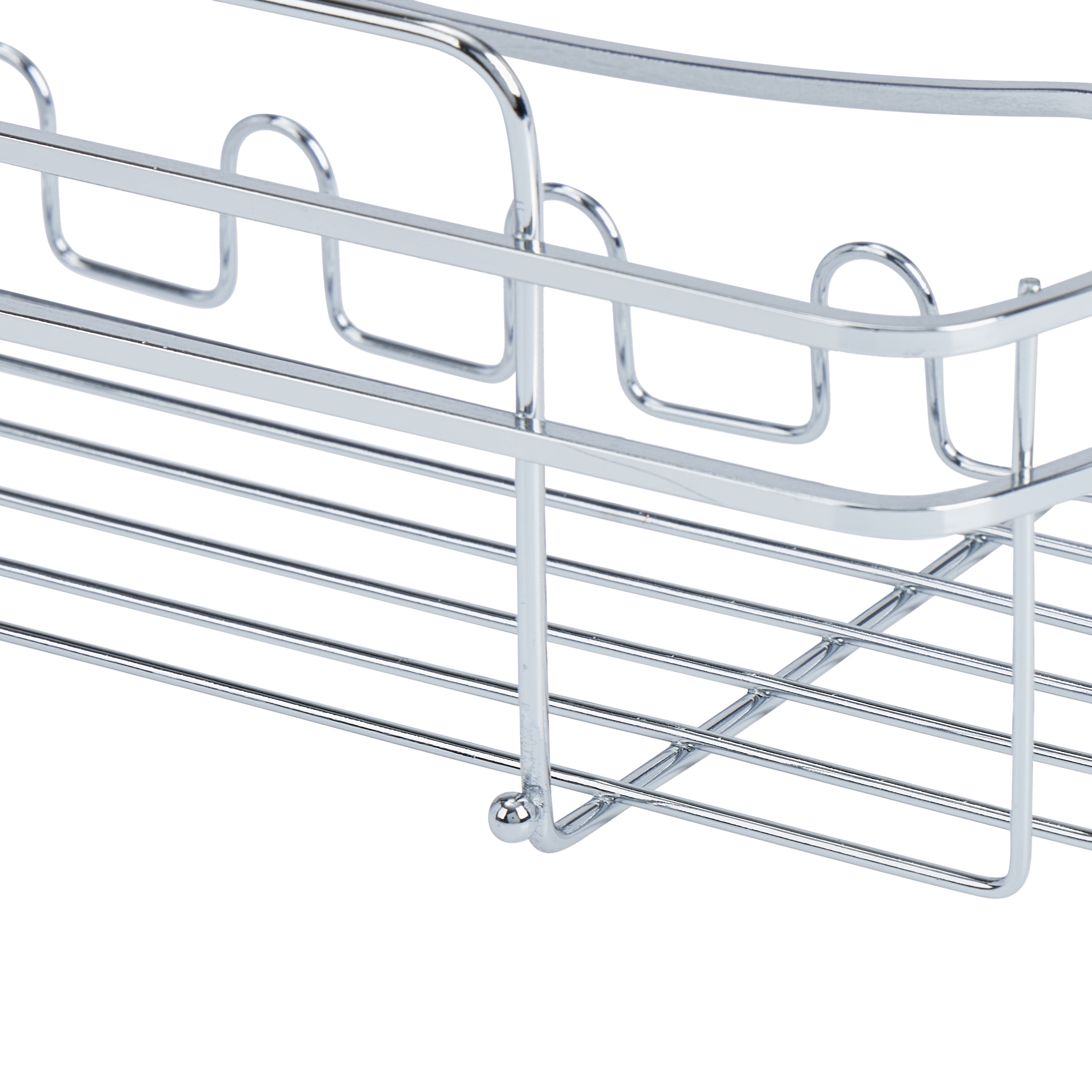 Bath Bliss 5 Piece Adhesive Shower Caddy Organizer in Chrome