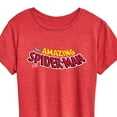 thumbnail image 3 of Marvel Spider-Man - Editorial Logo - Ladies Short Sleeve Graphic T-Shirt, 3 of 5