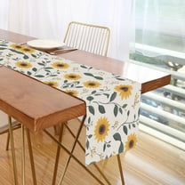 Yayeee Table Runner 70 inches Long Home Kitchen Dinning Party Decoration, Sunflower Pattern