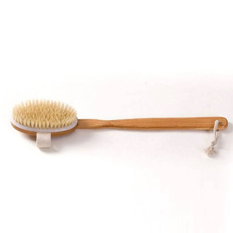 ULTECHNOVO Dry Brush Bath Brush for Shower Bristle Shower Scrubber Shower  Scrubber for Body Bristle Body Brush Body Brush for Showering Brushes for