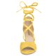 thumbnail image 2 of Sandalias De Mujer Con Tacón En Bloque Y Cordones Amarillo 36, 2 of 6
