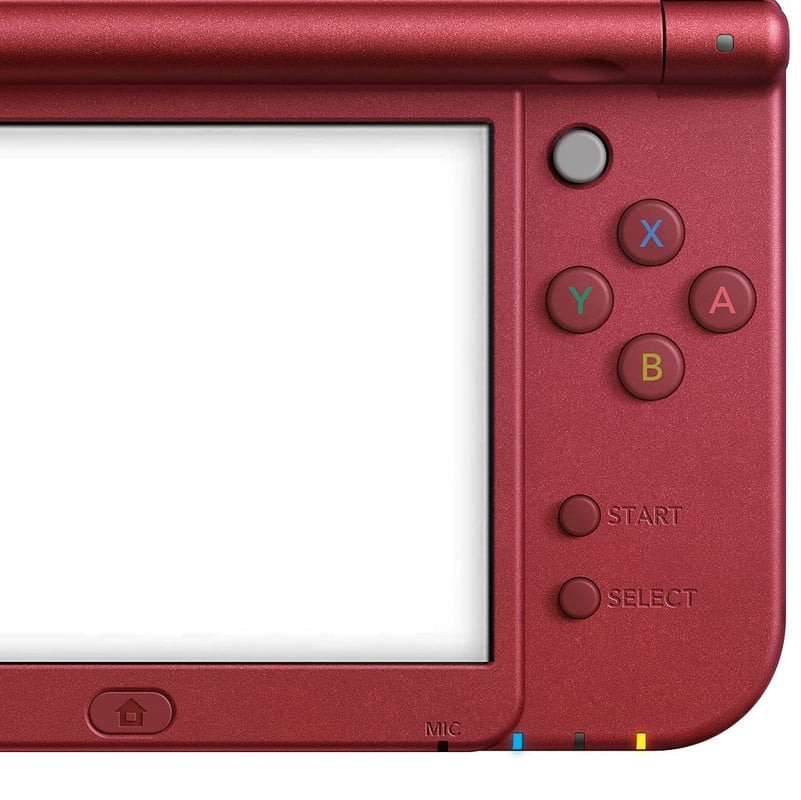 Nintendo, Restored New 3DS XL/LL Gaming Console, Red, 4.88 in