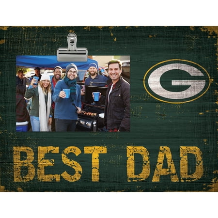 Green Bay Packers 8 x 10.5 Best Dad Clip Frame