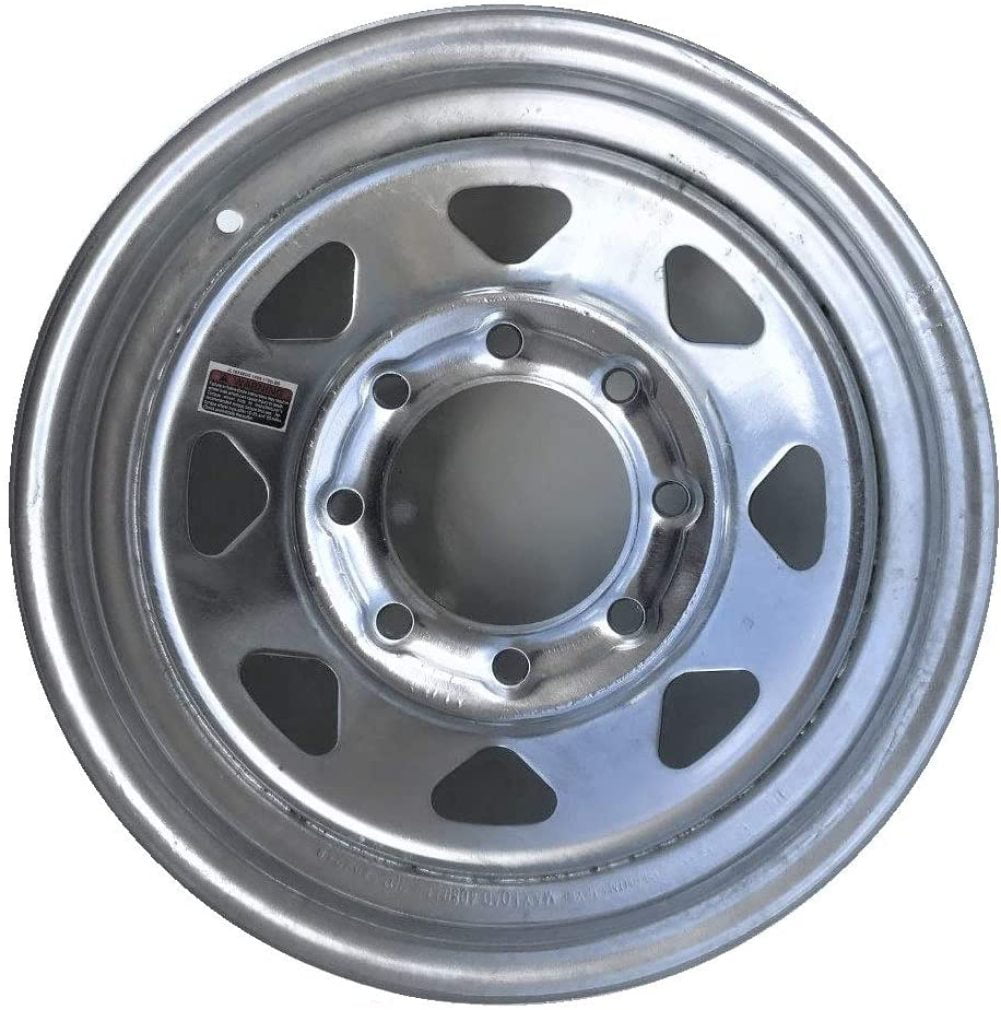 667865 16X7 8-Lug on 6.5" Aluminum Series 06 Trailer Wheel 