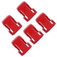thumbnail image 3 of Battery Mount Holder, Simple Operation 5Pcs Battery Mounts Rack, Battery Slots Shelf, Convenient For M18 18V Battery Wall Home Tables Red, 3 of 8