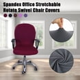 thumbnail image 5 of Office Computer Chair Cover,Stretch Chair Seat Covers for Office, Replacement Chair Cover,Used for Office Computer Chair Armchair M By TWSOUL, 5 of 5