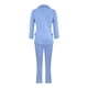 thumbnail image 5 of Gibobby Conjunto de sudadera y pantalones Elegante traje monocromático ajustado a la cintura con pantalón largo para mujer(Azul,XL), 5 of 5
