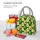 thumbnail image 5 of Fotbe Avocado Bolsa de Almuerzo con Estampado, Lonchera Aislada, Contenedor de Comida Reutilizable Tipo Cooler a Prueba de Fugas, 5 of 6