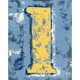 thumbnail image 2 of Harper, Ethan 26x32 Black Ornate Wood Framed with Double Matting Museum Art Print Titled - Vintage Numbers I, 2 of 4