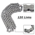 thumbnail image 2 of 80H Heavy Duty Roller Chain 10 Feet with 1 Connecting Links, Carbon Steel, 120 Links, 2 of 6