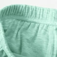 thumbnail image 4 of Lounge Shorts for Boys Girls 3-14 Years Soft Modal Cotton Pajama Shorts Elastic Waist Casual Summer Pj Bottoms (11 Years, Green), 4 of 5