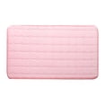 thumbnail image 2 of Carpet Polyester Carpet Memory Cotton Outdoor Indoor And Outdoor Bathroom Kitchen Carpet Floor Mat Grid 60X40Cm Pink, 2 of 6