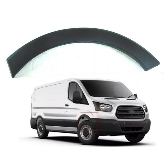 2015 2016 2017 2018 2019 2020 2021 2022 Compatible with Ford Transit Right Front Wheel Arch Flare Trim Molding Passenger Side 150 250 350 350HD