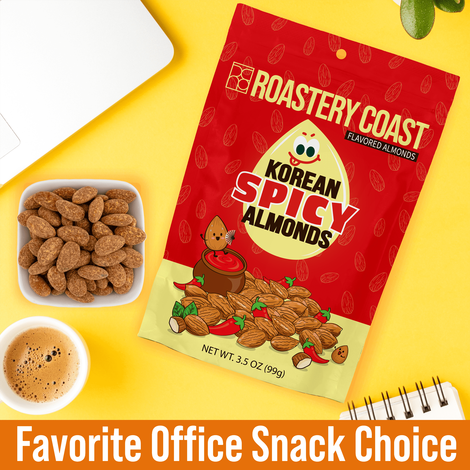 Roastery Coast Korean Spicy Almonds