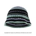 thumbnail image 3 of Aellinatey Color Matching Bucket Hat for Adult Outdoor Wide Brim Crochet Fisherman Hat, 3 of 20