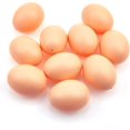 thumbnail image 2 of Juego de 10 huevos de plástico falsos, huevos de nido, huevos de gallina falsos, huevos para ayudar a las gallinas a poner huevos artificiales, 2 of 4