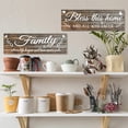 thumbnail image 4 of Wooden Farmhouse Signs Wall Art, Rustic Family Theme Wooden Plaques for Home Decor, Hanging Wall Decoration for Living Room,2pcs, 4 of 6