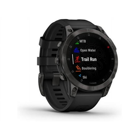Garmin - epix (Gen 2) GPS Smartwatch 33mm Fiber-reinforced polymer - Titanium