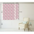 thumbnail image 5 of Ambesonne Floral Inspiration Peel & Stick Wallpaper for Home, Roses on Stripes, 13"x72", Pastel Pink White Black, 5 of 5