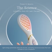 Project E Beauty LumaGlow Red Light Therapy For Face | FDA Cleared Red Light Therapy Wand | Skin Rejuvenation | Collagen Boosting Anti-Aging Facial