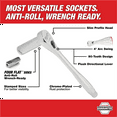 thumbnail image 3 of Milwaukee 48-22-9487 47pc 1/2" Drive Ratchet & Socket Set, PACKOUT Compatible, 3 of 12