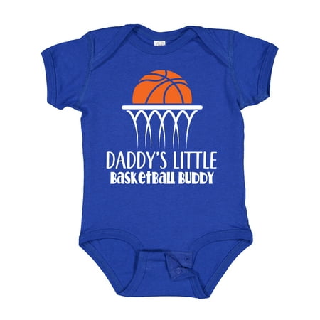 

Inktastic Daddys Little Basketball Buddy Boys Gift Baby Boy Bodysuit
