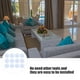thumbnail image 5 of 20 almohadillas antideslizantes para mesas de vidrio, separadores de mesa de vidrio, ventosas de doble cara., 5 of 8