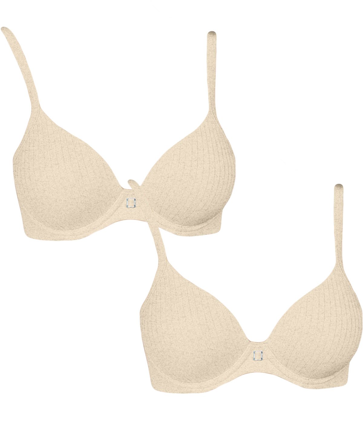 Hanes Women`s Ultimate ComfortBlend Natural Lift T-Shirt Bra Set