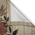 thumbnail image 2 of Ambesonne Rustic Kitchen Curtains, Modern and Simple Bouquet, 55"x36", Night Blue Ruby and Champagne, 2 of 3