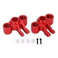 thumbnail image 2 of RC Rear Stub Axle Carriers, RC Front Rear Axle Carriers Aluminum Alloy Fully Compatible  For 1/16 RC Car Red,Blue, 2 of 8