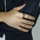thumbnail image 4 of Anillo de Orgullo LGBT Strade Fareast Limited en Acero Inoxidable con Incrustaciones de Cristales Tamaño 11 US 5 piezas, 4 of 8