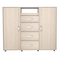 thumbnail image 1 of Closet Cajonera Mueble TV Inval AM5423-ar dos puertas 4 cajones INVAL AM5423, 1 of 4