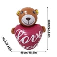 thumbnail image 3 of MXTPOV Romantic Balloons, Cute Bear Heart Balloons, Red Balloons for Birthday Wedding Christmas Party, Valentines Day Decorations, Happy Birthday Balloon, Home Decor, 3 of 6