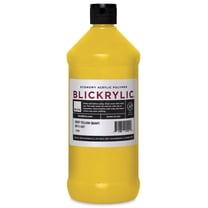 Blickrylic Student Acrylics - Deep Yellow, Quart