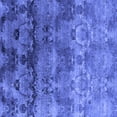 thumbnail image 1 of Ahgly Company Machine Washable Indoor Square Oriental Blue Industrial Area Rugs, 4' Square, 1 of 4