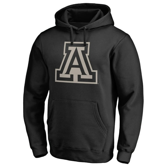 Men's Black Arizona Wildcats Camo Cloak Pullover Hoodie