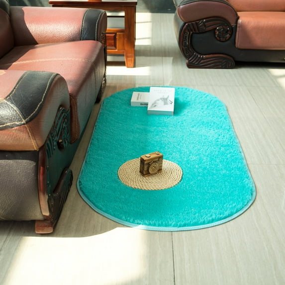 Shaggy Fluffy Faux Fur Area Rug Door Mat Carpet Rugs for Bedroom Living Room Bed Side Plush Carpets