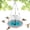 Pink a, variant on LEJHVAQK Solar Cascade Hanging Bird Bath Fountain - 18" Artistic Scalloped Glass Bowl with Solar Powered Pump - Elegant Outdoor Birdfeeder & Water Feature for Garden, Yard & Patio Decor